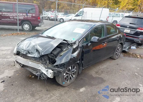 2013 Honda Civic Ex-L z USA, uszkodzony, nr VIN 2HGFB2F95DH514712